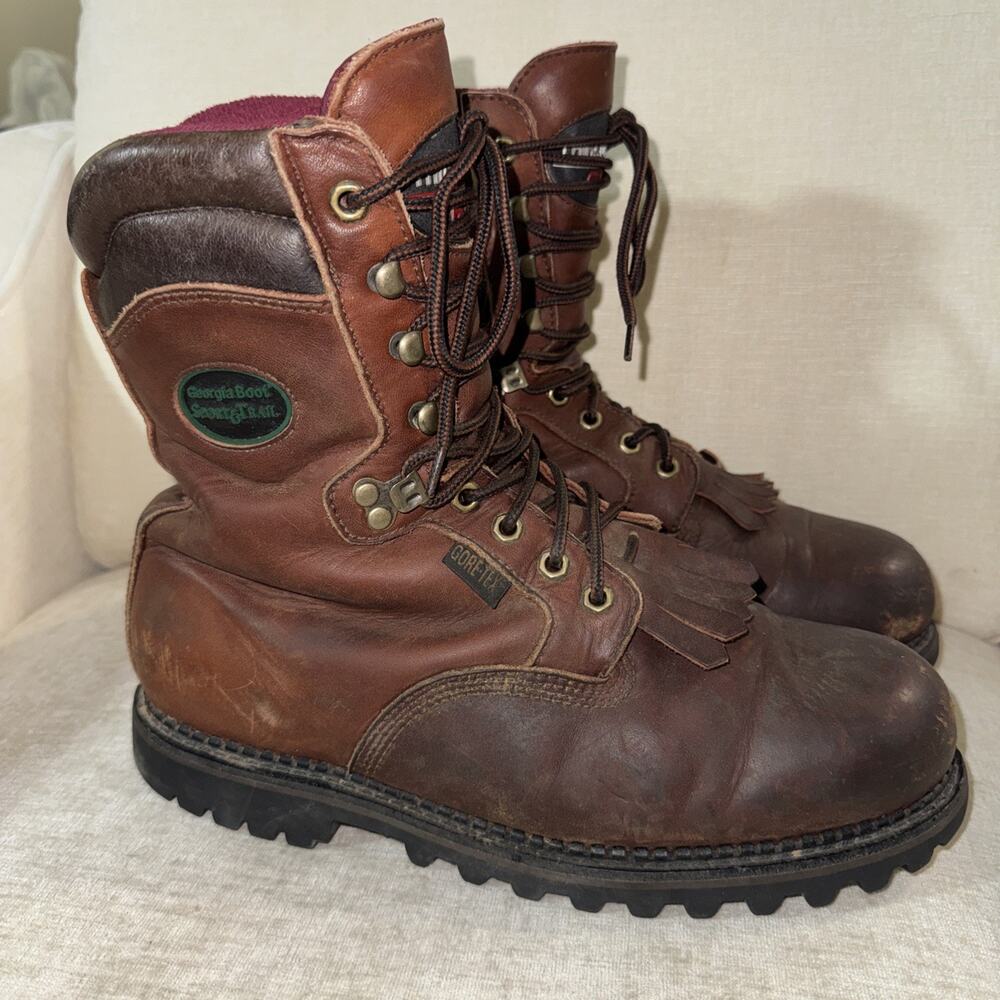 Georgia Sport & Trail Gore-Tex Boots Men Sz US 10 Thinsulate Ultra 600 Leather